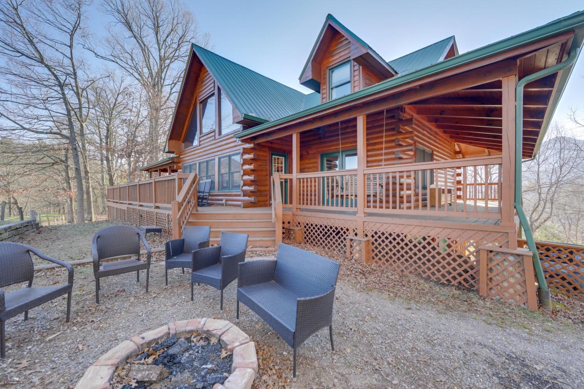 Whits End Smoky Mtn Home With Hot Tub, Views Уэйнсвилл Экстерьер фото