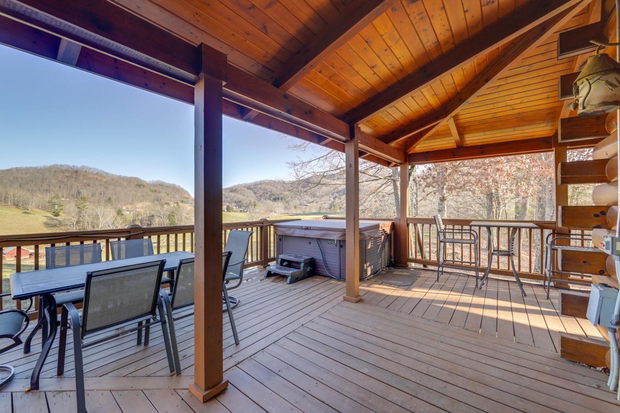 Whits End Smoky Mtn Home With Hot Tub, Views Уэйнсвилл Экстерьер фото